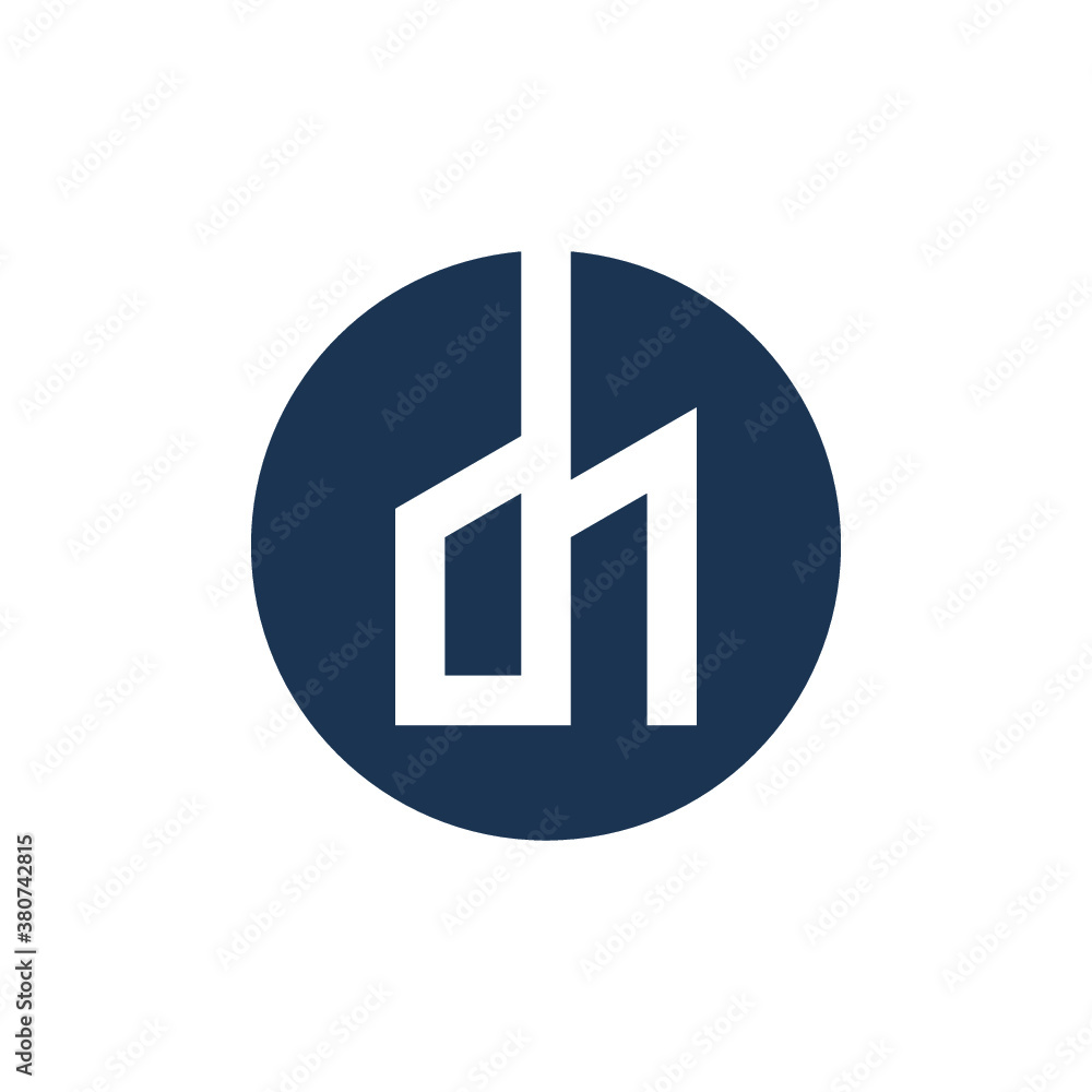 vector logo D alphabet icon DH illustrations vector logo D alphabet icon DH illustrations