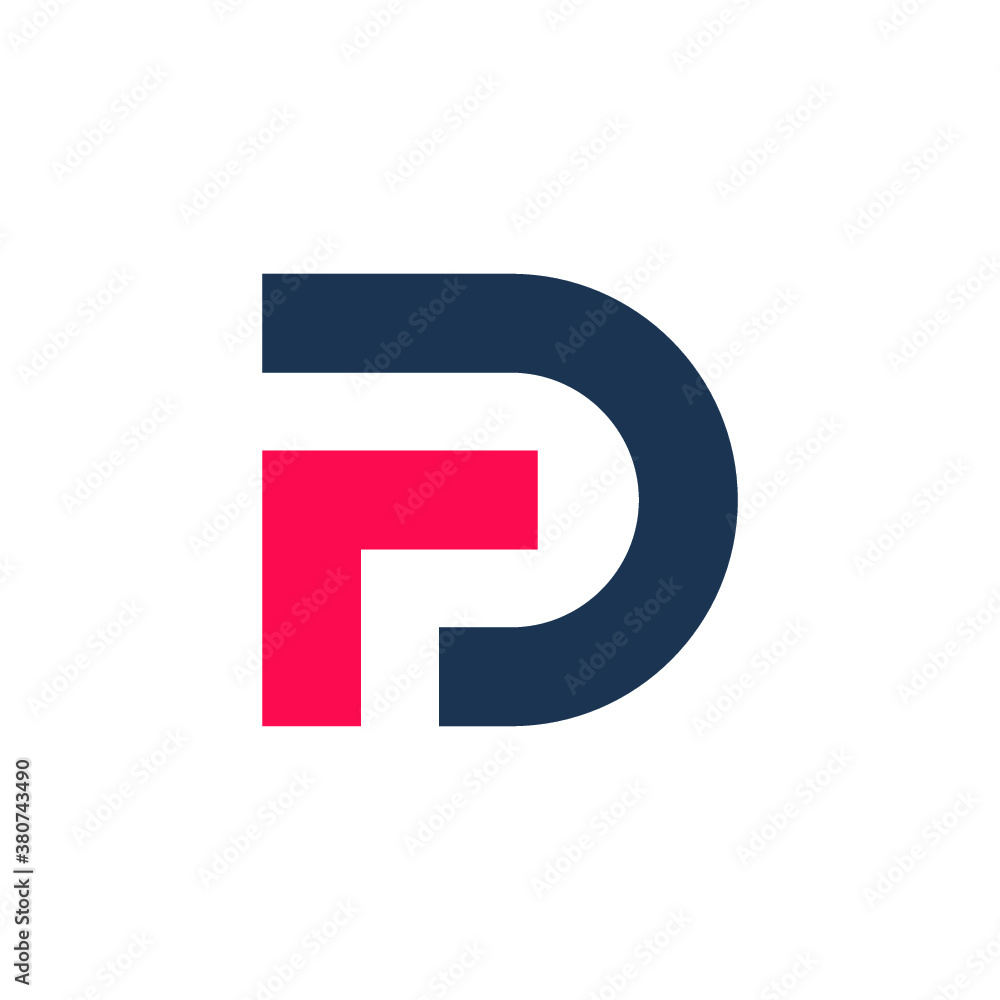 vector logo D alphabet DF icon illustrations vector logo D alphabet DF icon illustrations
