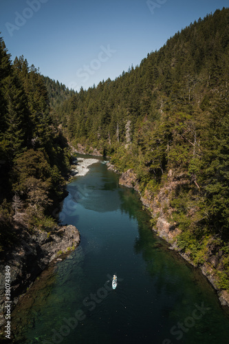 River and rapids of Smith River California on a hot summer day © ArboursAbroad.com
