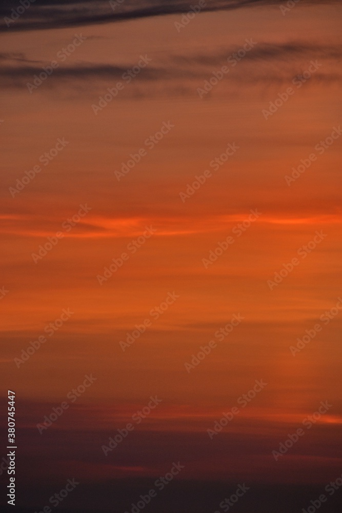 Red sky during sunset wallpaper. Sunny summer day on Atlantic Ocean
