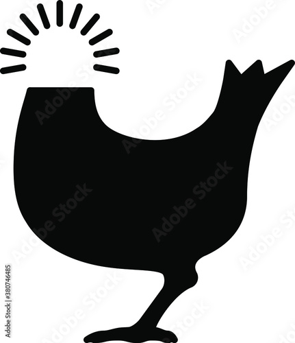 Concept: headless chicken. photo