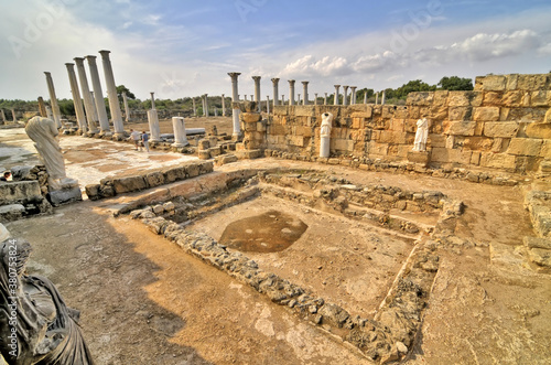 Salamis - an ancient Greek city-state on the east coast of Cyprus,