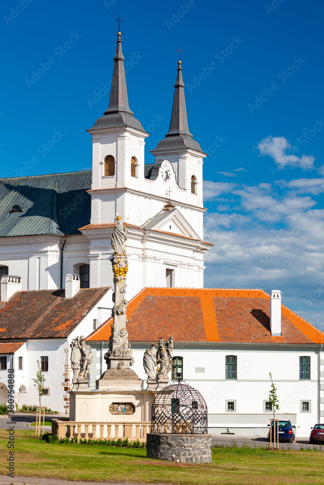 Baroque Church of the Holy Trinity Drnholec, Southern Moravia, Czech Republic