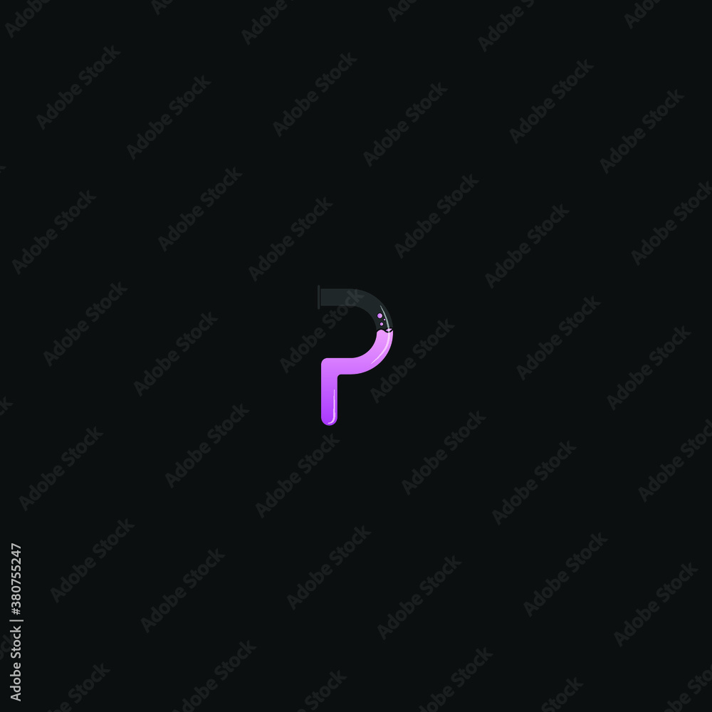 P shape test tube Icon P shape test tube Icon