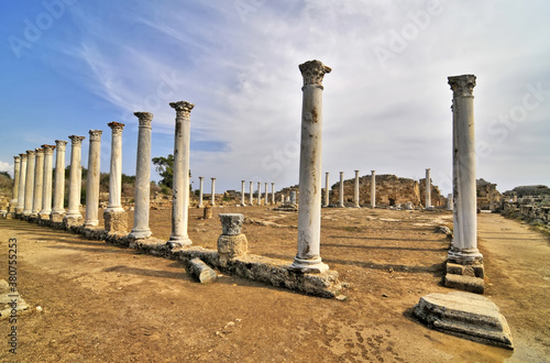 Salamis - an ancient Greek city-state on the east coast of Cyprus,