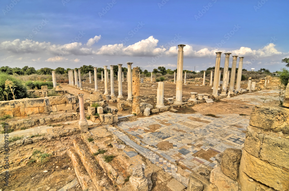 Salamis  - an ancient Greek city-state on the east coast of Cyprus,