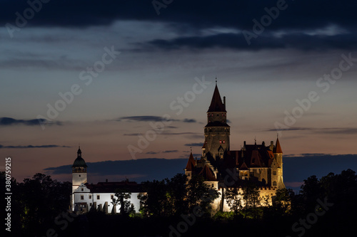 Bouzov castle in Northern Moravia, Czech Republic