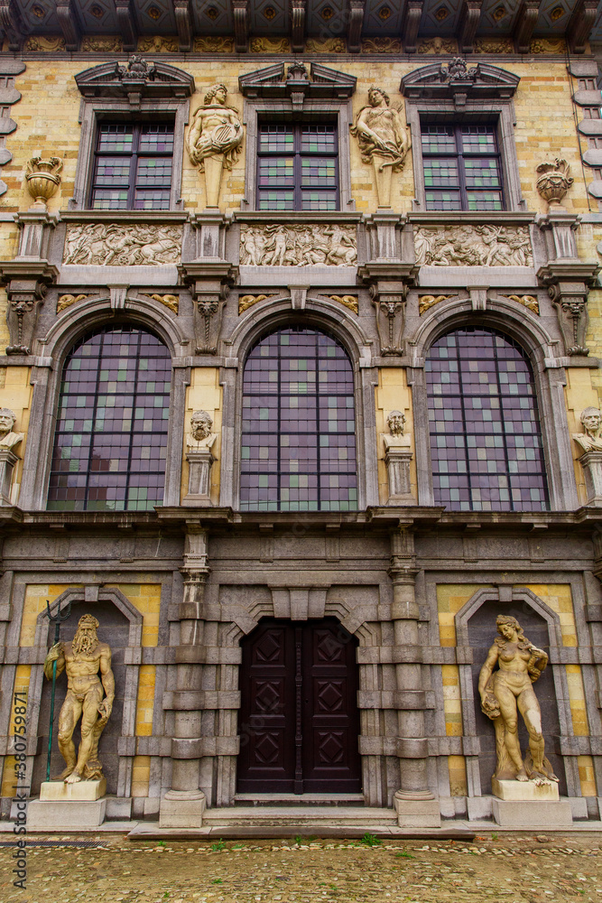 ANTWERP, BELGIUM - October 2, 2019: Rubens house Museum in Antwerp, Belgium