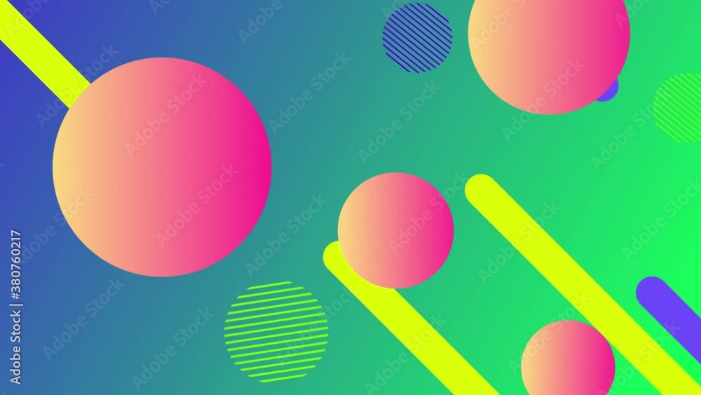 Moving geometric shapes and circles Moving geometric shapes and circles