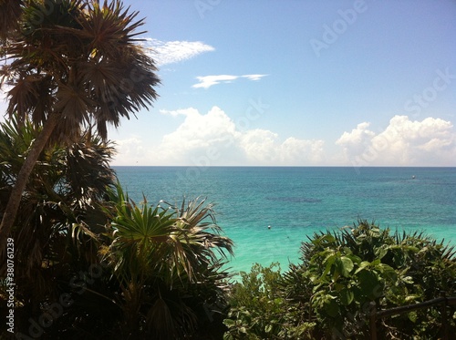 Sea view from Tulum