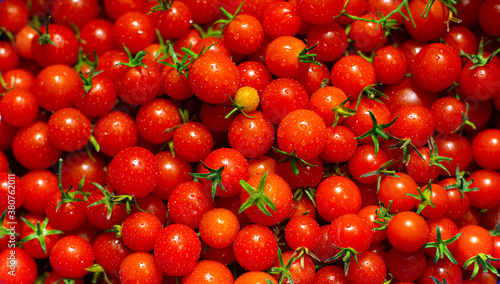 Photo cherry tomatoes texture © Богдан Тарасов