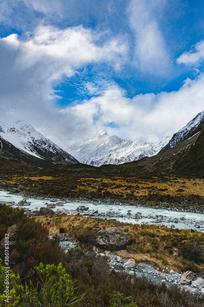 landscape with a river in the mountains landscape with a river in the mountains