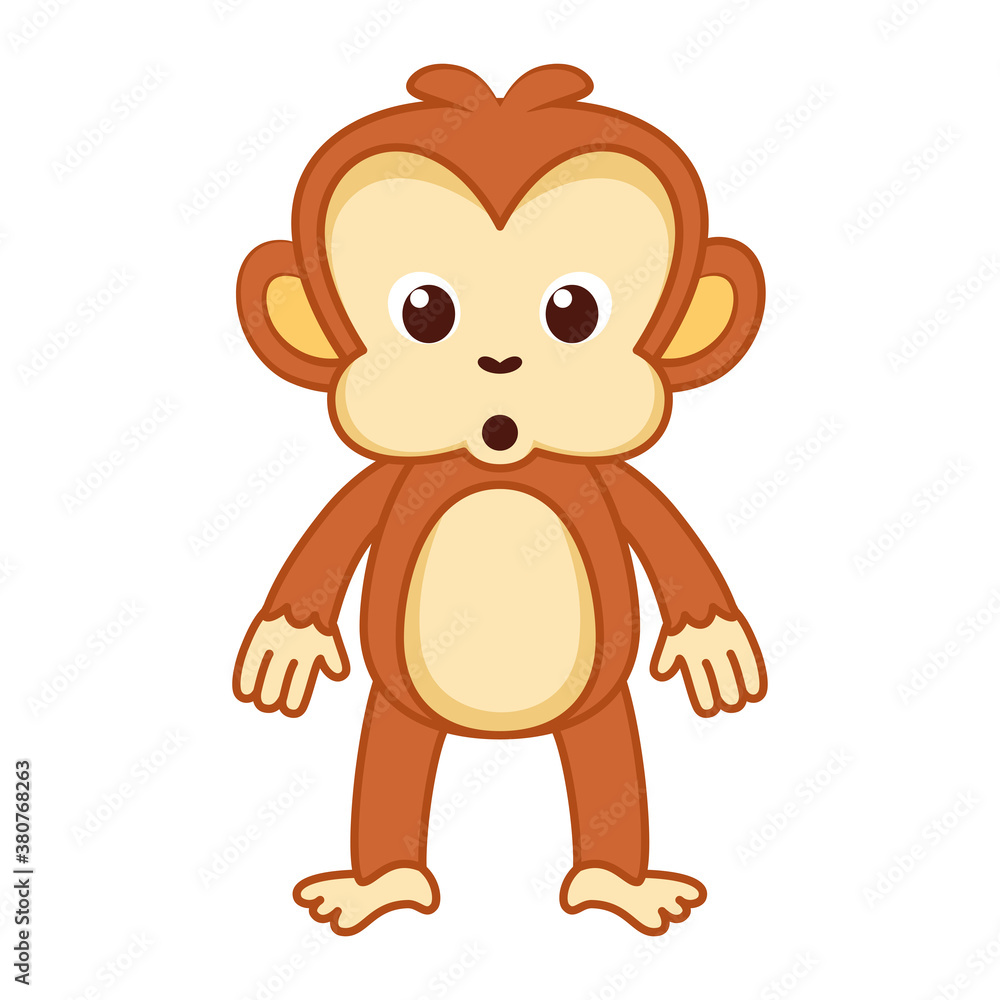 Isolated face emoji funny orangutan icon - Vector Isolated face emoji funny orangutan icon - Vector