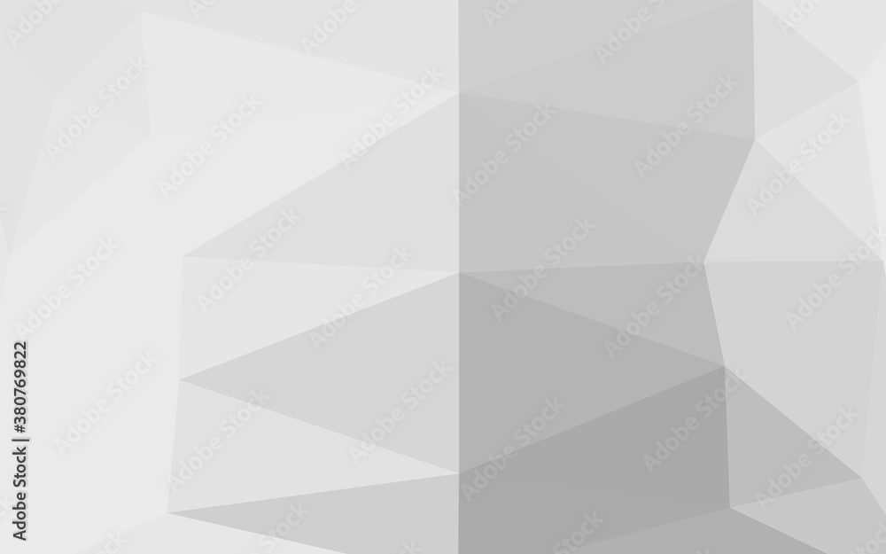 Light Silver, Gray vector blurry triangle pattern. Geometric illustration in Origami style with gradient. Template for your brand book. Light Silver, Gray vector blurry triangle pattern. Geometric illustration in Origami style with gradient. Template for your brand book.