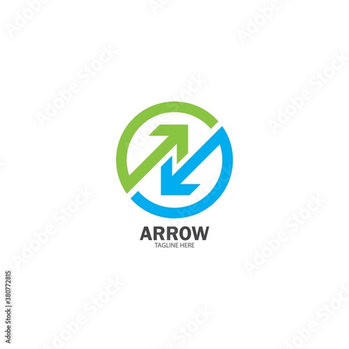 Arrows business vector illustration icon Logo Template Free Download Arrows business vector illustration icon Logo Template - GFXLoad