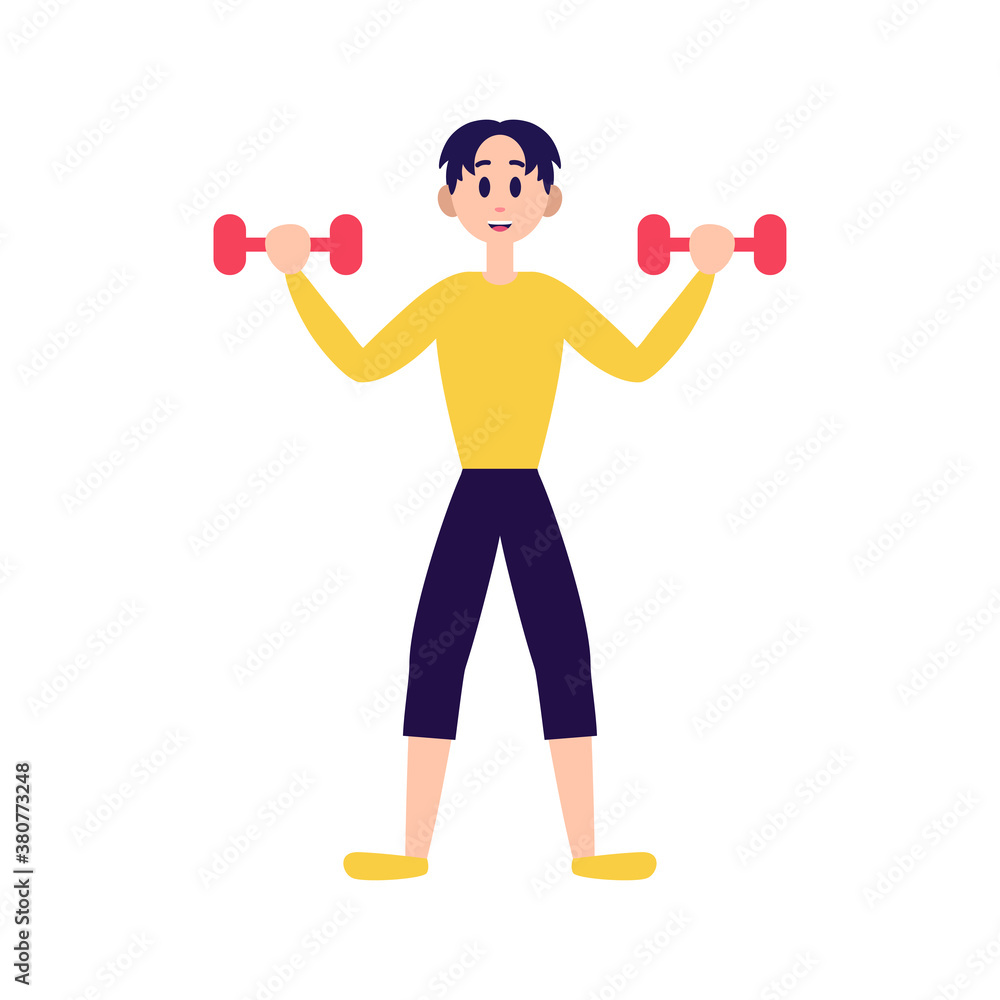 Isolated woman weight exercise yoga health life icon- Vector Isolated woman weight exercise yoga health life icon- Vector