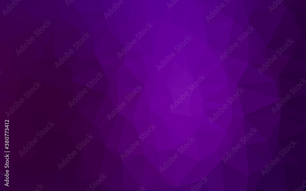 Dark Purple vector low poly texture. A vague abstract illustration with gradient. The best triangular design for your business. Dark Purple vector low poly texture. A vague abstract illustration with gradient. The best triangular design for your business.