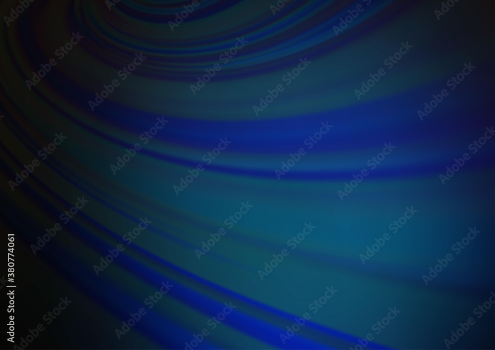 Dark BLUE vector blurred bright background. A vague abstract illustration with gradient. Brand new design for your business.