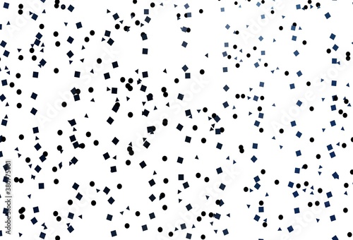 Fototapeta Naklejka Na Ścianę i Meble -  Light BLUE vector pattern in polygonal style with circles.