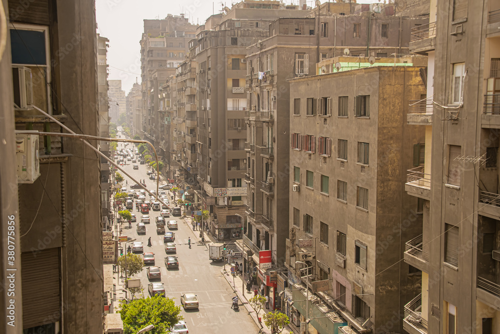 Architecture and street scene from Egypt, El Cairo 2018