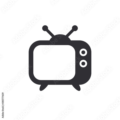 TV vector icon. Television symbol. TV icon. Telecast. TV broadcast. Telecasting. Antenna. Live Stream. Movie icon. Film. Electrical appliance. Video equipment.