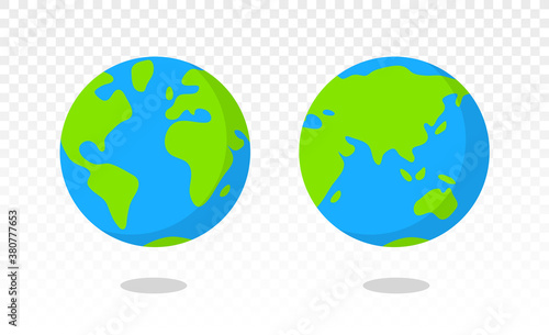 Globe Icon. World symbol. Icon world. Globe symbol. Planet Earth. Cartoon globe. Earth sign. Vector illustration. Global network. Round globe. Navigation map. World map.