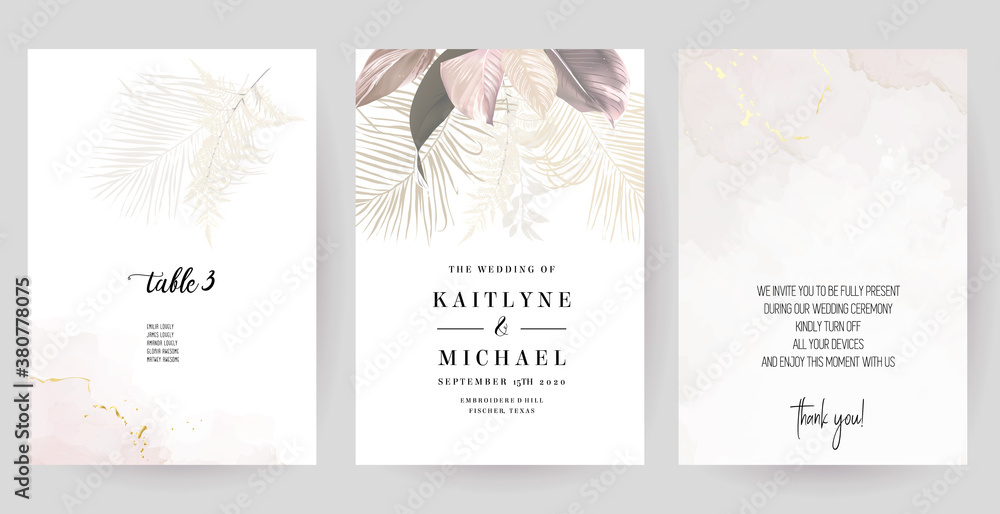 Luxurious beige and blush trendy vector design square frames. - obrazy, fototapety, plakaty 