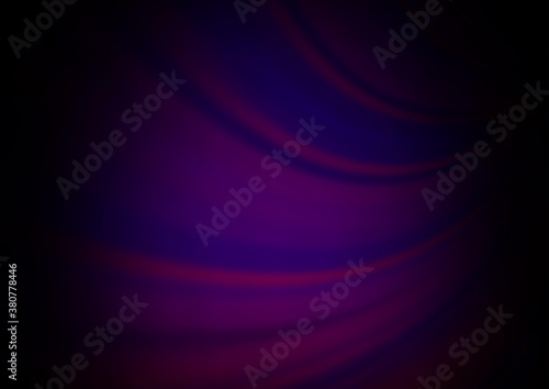 Dark Purple vector glossy abstract background. Colorful abstract illustration with gradient. Brand new style for your business design.