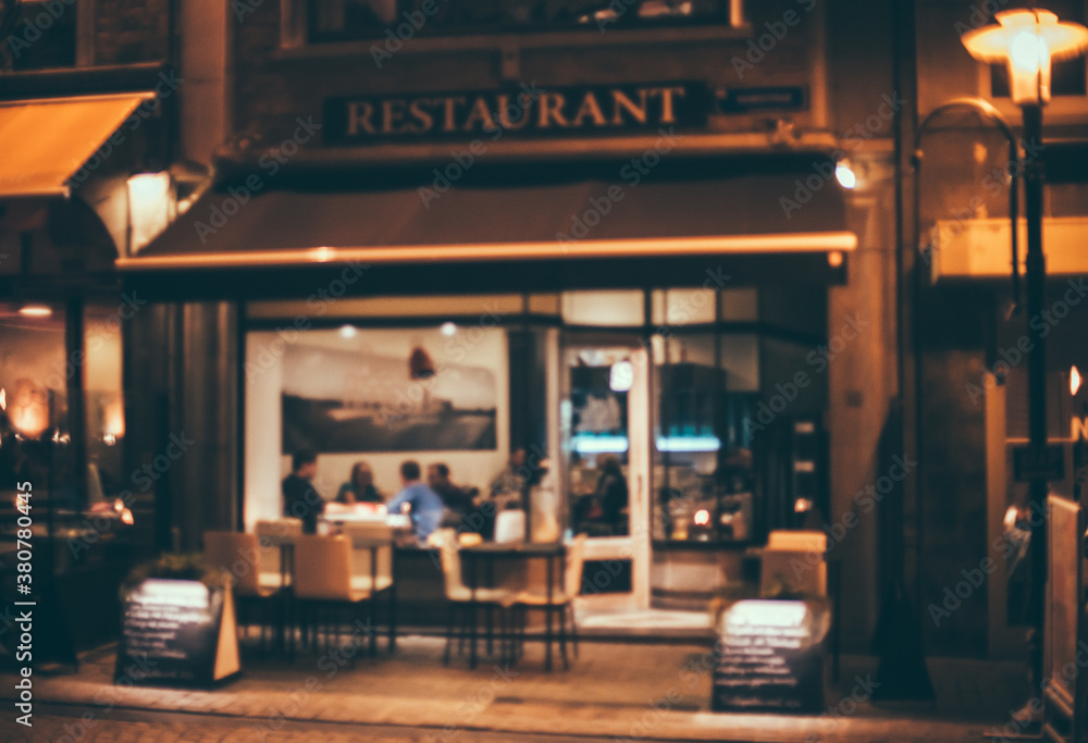 Restaurant at Night Restaurant at Night