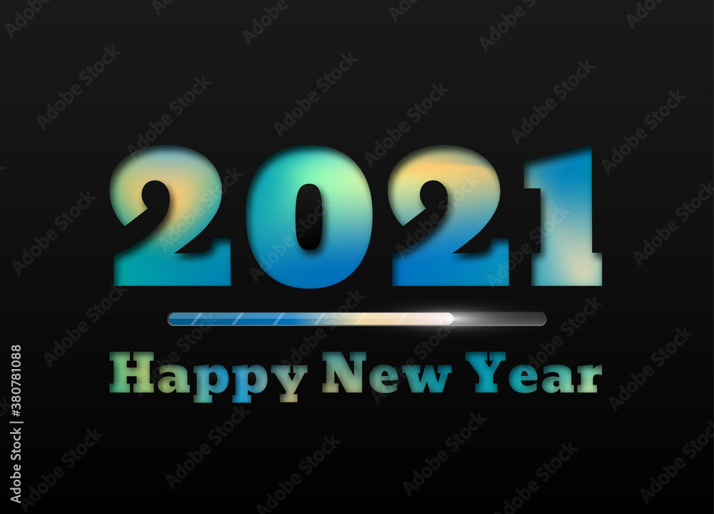 Happy new year 2021. Greetings card. abstract background. Vector illustration. Happy new year 2021. Greetings card. abstract background. Vector illustration.