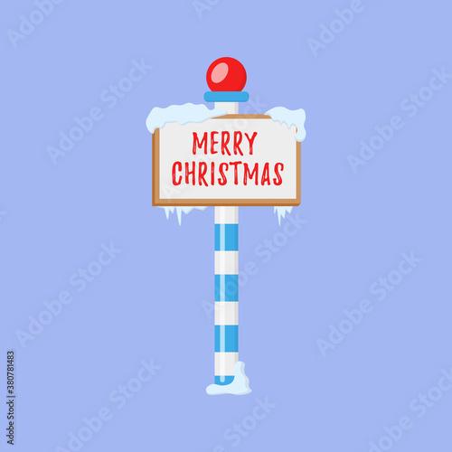 North Pole signs.