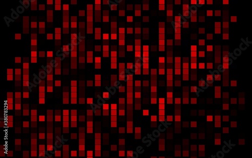 Dark Red vector cover in polygonal style. Abstract gradient illustration with rectangles. Smart design for your business advert.