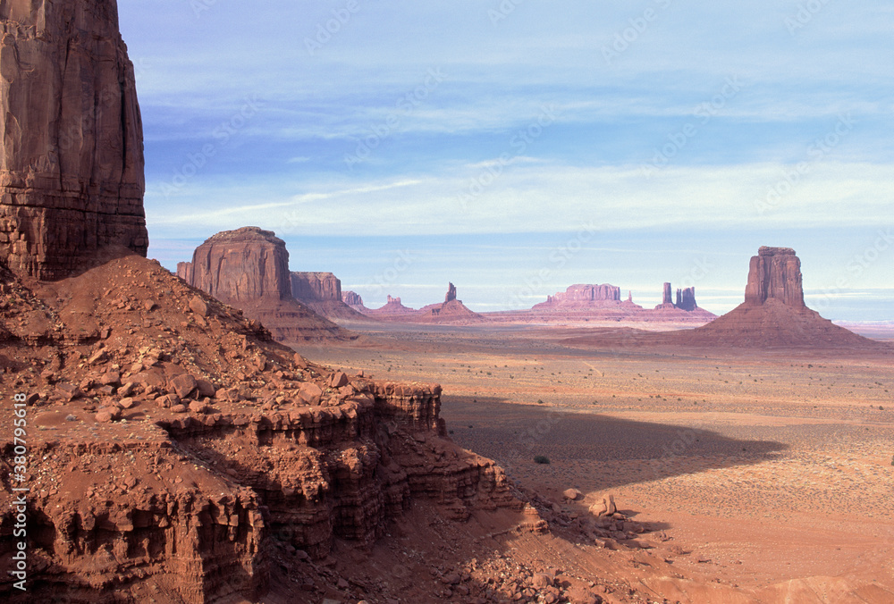 monument valley tribal park arizona late winter afternoon buttes mesas rocky monument valley tribal park arizona late winter afternoon buttes mesas rocky