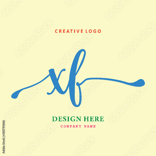 pharmacy letter ZF logo is simple, easy to understand and authoritative