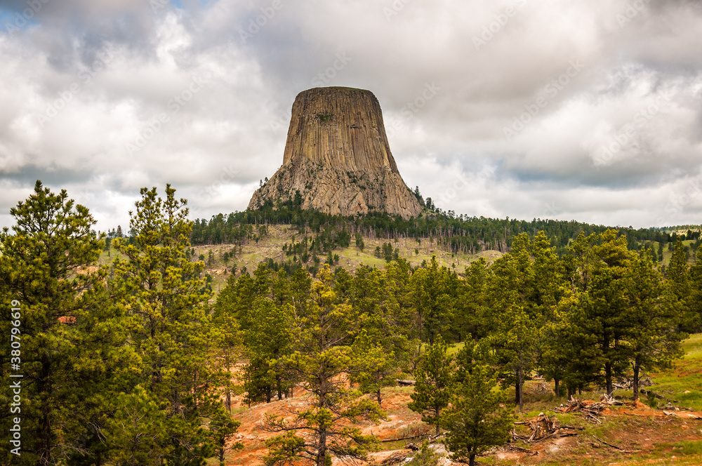 Devils Tower Standing Tall in Wyoming
