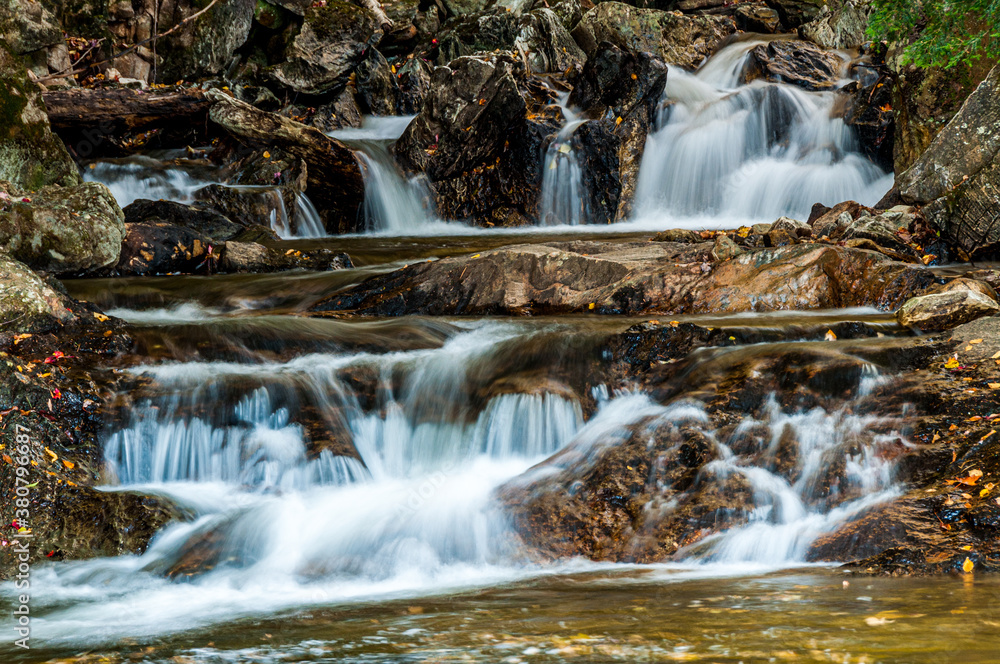 Fototapeta premium Waterfall in the Woods of Vermont