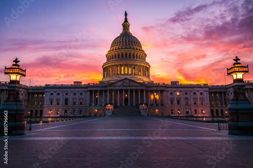 The Capital Building at Sunset
