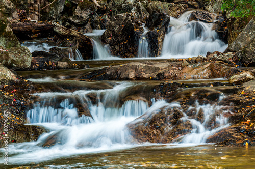 Waterfall in the Woods of Vermont