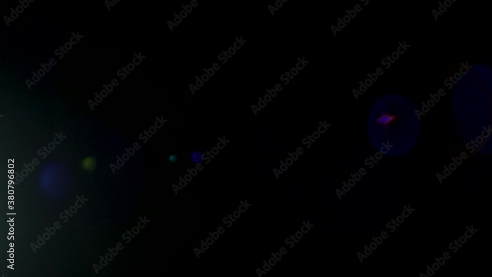 Flashlight creating flares during movement Flashlight creating flares during movement