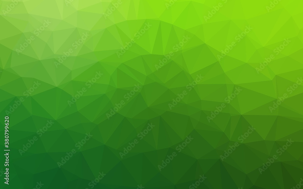 Light Green vector shining triangular pattern. Modern geometrical abstract illustration with gradient. Completely new design for your business. Light Green vector shining triangular pattern. Modern geometrical abstract illustration with gradient. Completely new design for your business.