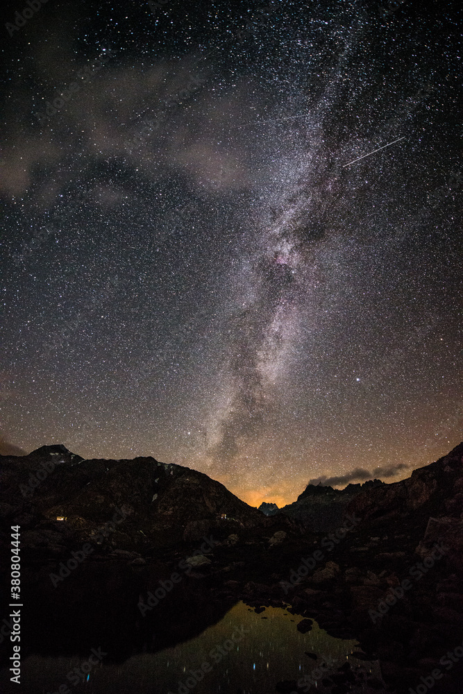 Nightscape at Grimselpass