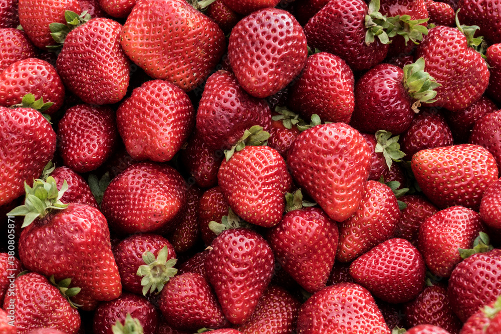 Strawberries at the fruit market in Gdansk/ Poland Strawberries at the fruit market in Gdansk/ Poland