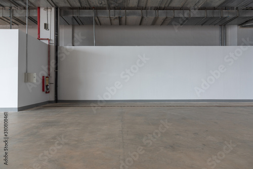 Concrete building warehouse interior space structure