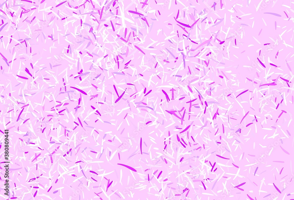 Fototapeta premium Light Purple, Pink vector layout with flat lines.