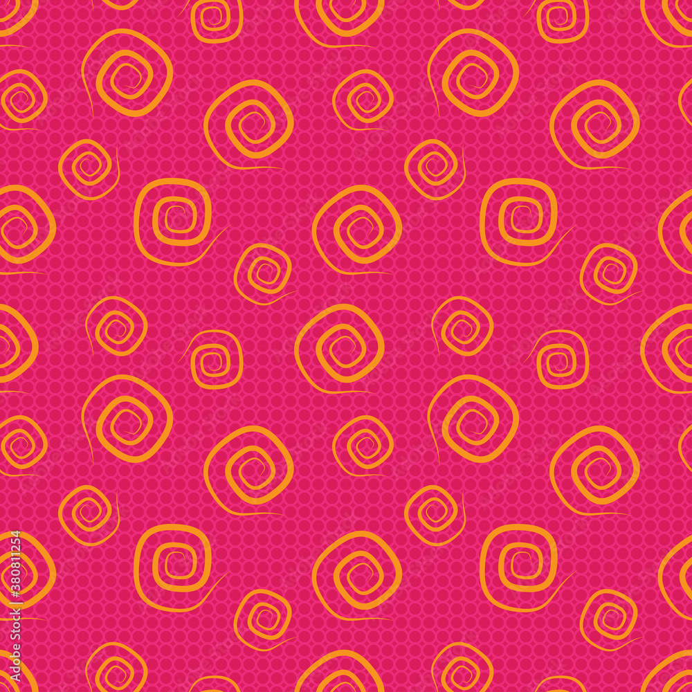 beautiful abstract seamless pattern colorful spiral line object style, pink color, decorative repeat background vector graphic design beautiful abstract seamless pattern colorful spiral line object style, pink color, decorative repeat background vector graphic design