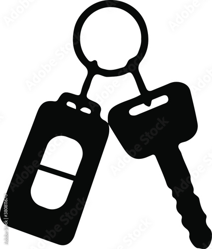 key icon isolated on white background