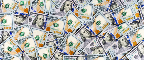 Canvastavla 100 Usd banknotes
