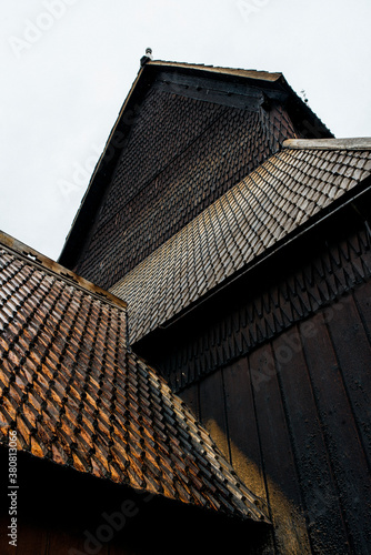 Vintage roof tile photo