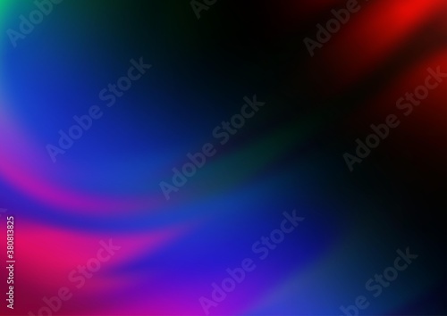 Dark Multicolor, Rainbow vector abstract blurred pattern. Shining colorful illustration in a Brand new style. A completely new design for your business.
