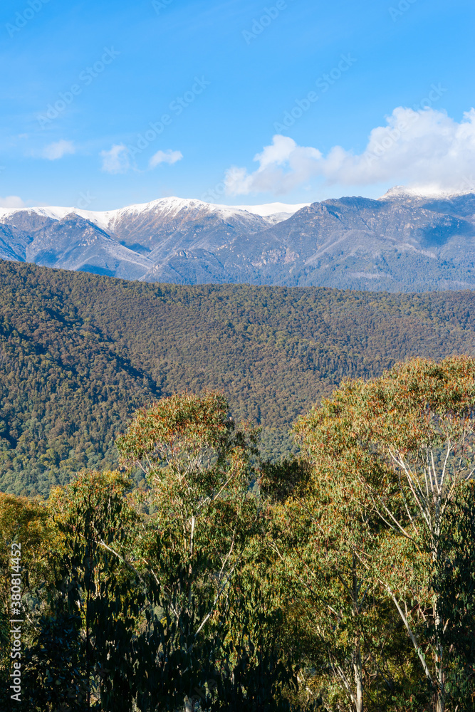 first sprinkle of snow on Australian Alps first sprinkle of snow on Australian Alps